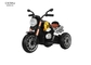 Moto infantil elétrica, triciclo de bateria de luz de música de carro elétrico infantil