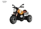 Moto infantil elétrica, triciclo de bateria de luz de música de carro elétrico infantil